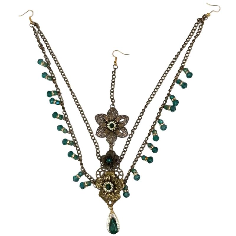 

Antique Charm Metal Crowned Hairband DIY Crafting Kit Handmade Hair Decorations For Bride Performances Cosplay