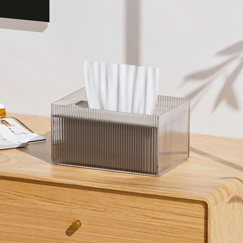 Cream Wind Tissue Box Living Room High-end Light Luxury Creative Paper Draw Box Tea Table Multifunctional Tissue Storage Box