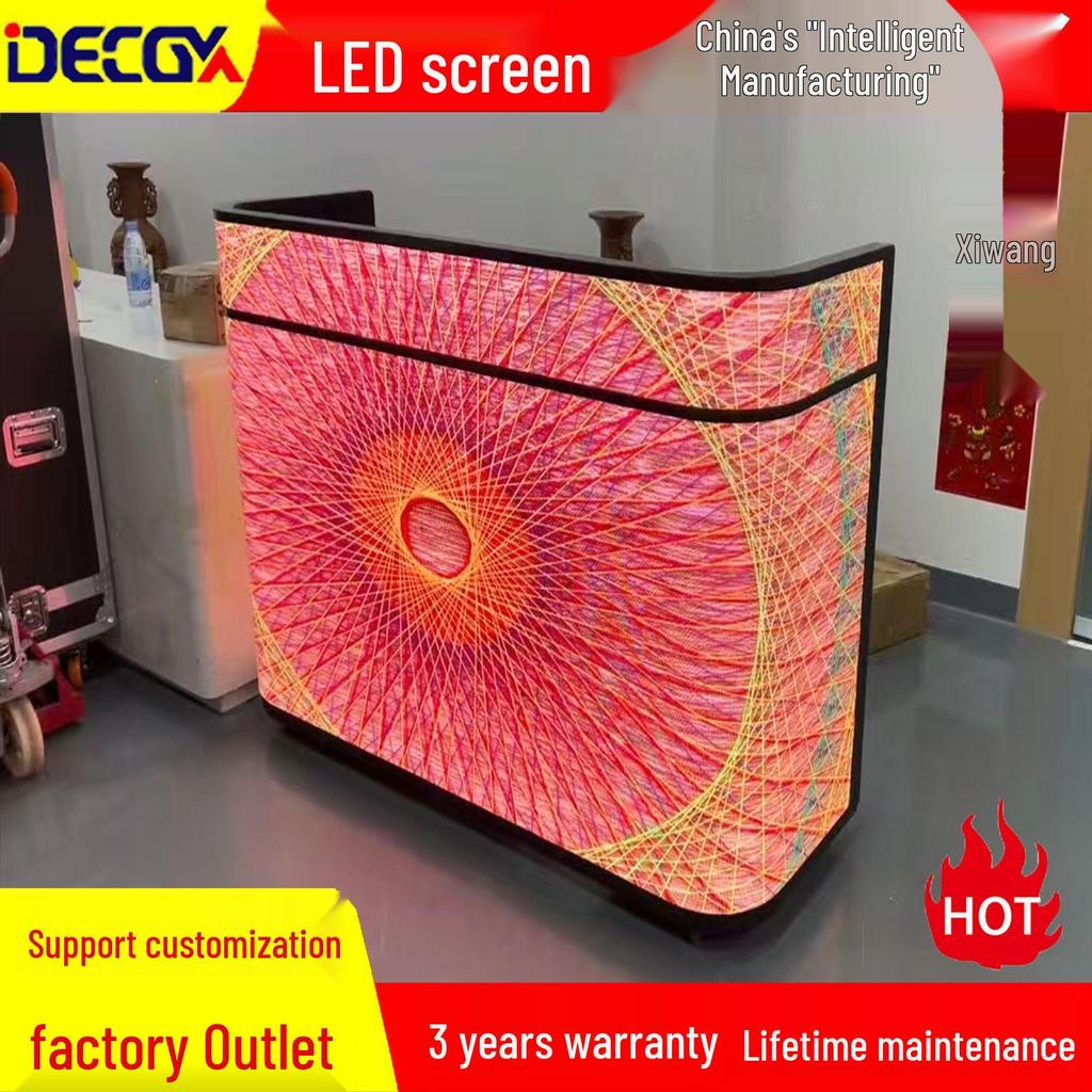 LED Reception Display: Creative Desk or Counter Screen for Hotels, Bars, and Exhibitions
