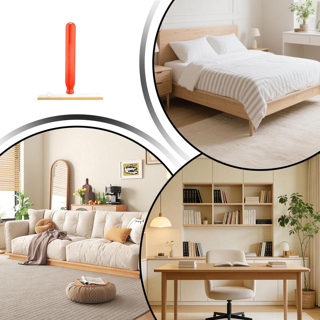 Carpet Rake For Pet Hair Removal Handle Reusable Cleaning Tool Carpet Scraper Broom For Home Apartment Dorm Furniture Floor