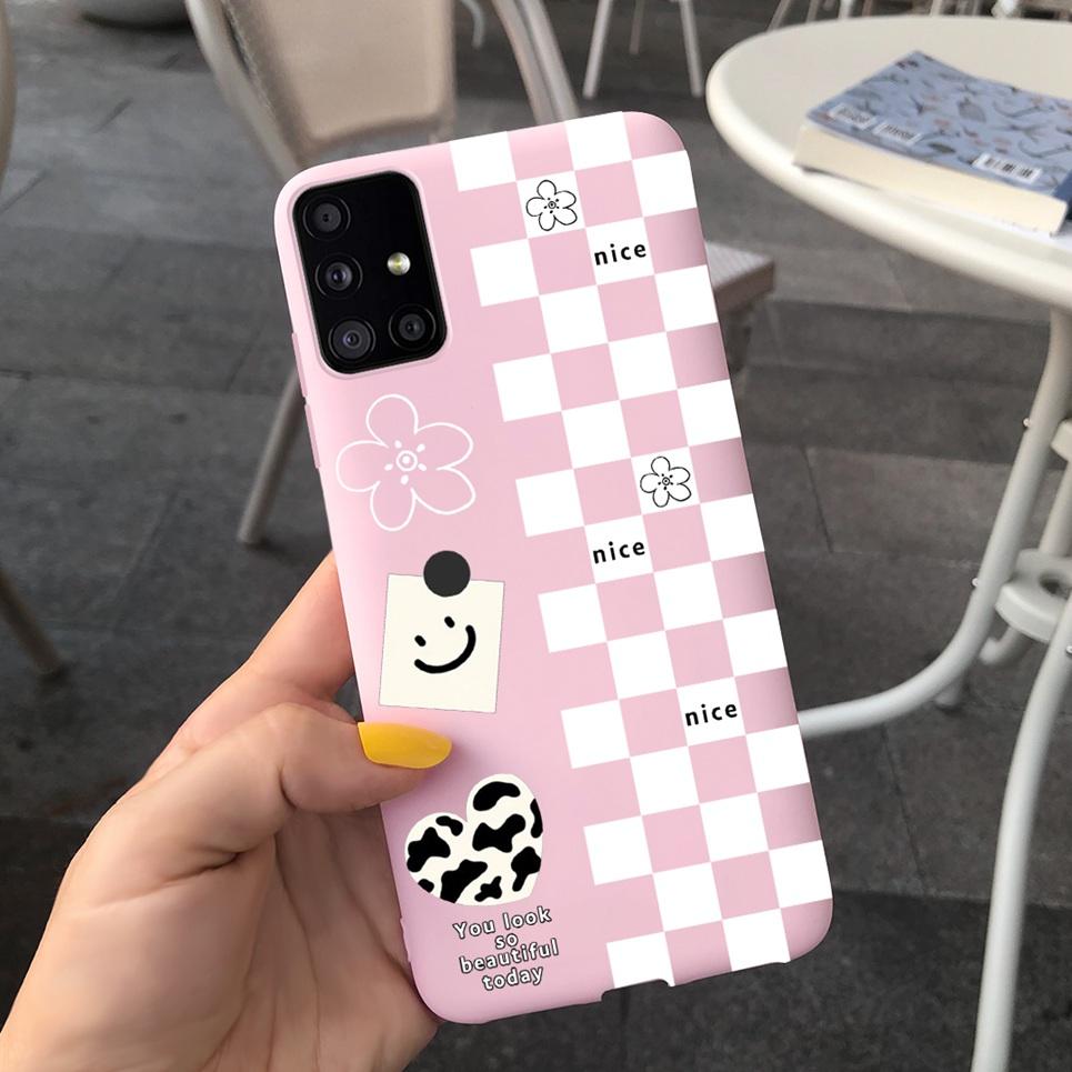 Soft Cover For Samsung Galaxy M51 M31 M21 Shockproof Protection Cases Shell Samsung M21 M31 M 51 Candy Matte Cute Bumper Etui