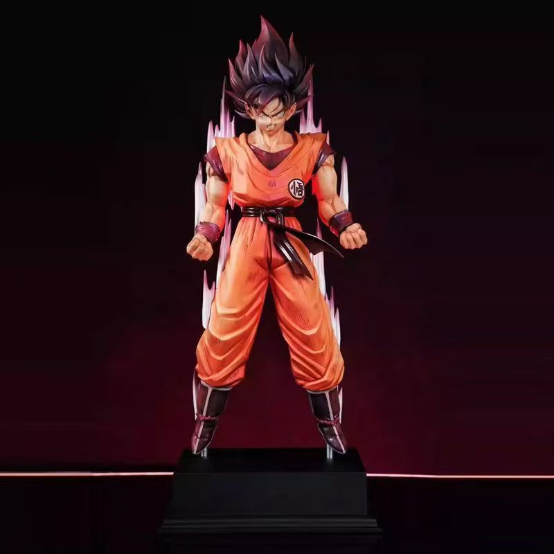 

Kaioken GokuThe Fourth Form SSj3 Dragon BallZ 14.17Inch/36cm Can be Move PVC Tabletop Set Playthings Presents Anime fans favorite No box