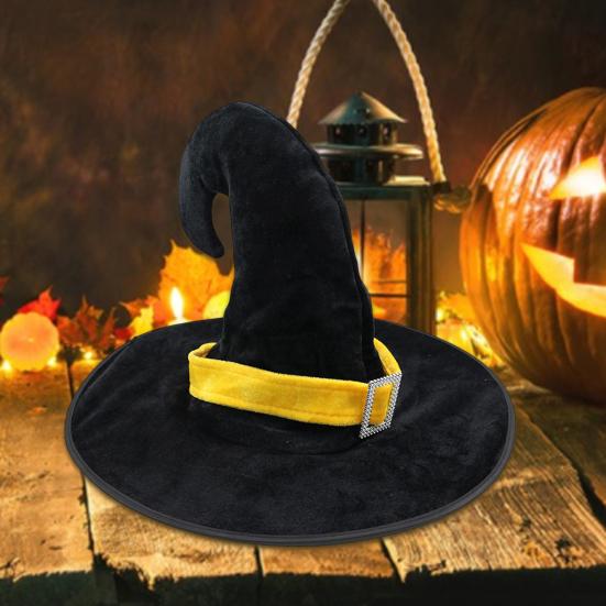 Elfí klobouk měkký rozkošný pohodlný unisex převlékací klobouk čarodějnice Halloween maškarní rekvizita pro dárek