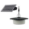 Solar Pendant Light Water Resistant LED Shed Light 5 Light Modes Motion Sensor Timer Pendant Lamp with Remote Controller for Indoor Outdoor Garden Pat