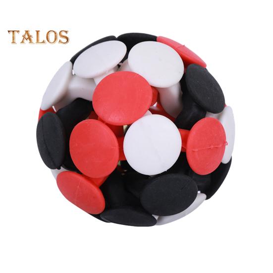 

Игрушка-мяч для собак, жесткая игрушка для жевания собак, для агрессивных любителей жевать, интерактивный мяч для дрессировки собак с колокольчиком для снятия беспокойства и скуки S E