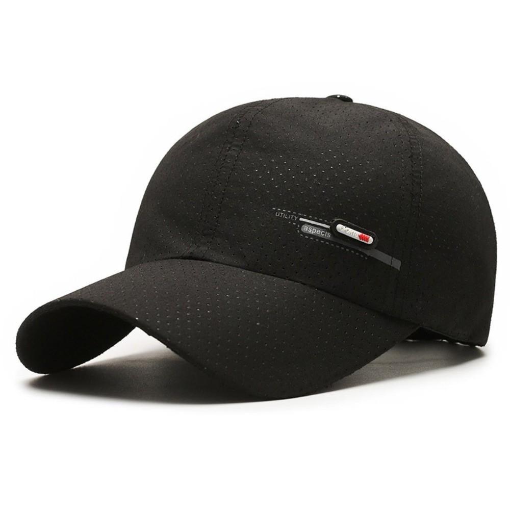 Breathable Perforated Summer Sun Hat Sun Protection Travel Sports Hat  For Women Men