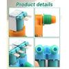 Inlet Valve Washer Cold & Hot Water Inlet Valve Fit for Samsung WA45N3050AW/A4 WA40J3000AW/A2-01 WA45T3200AW/A4-00 WA45M3100AW/A4-00 Replace