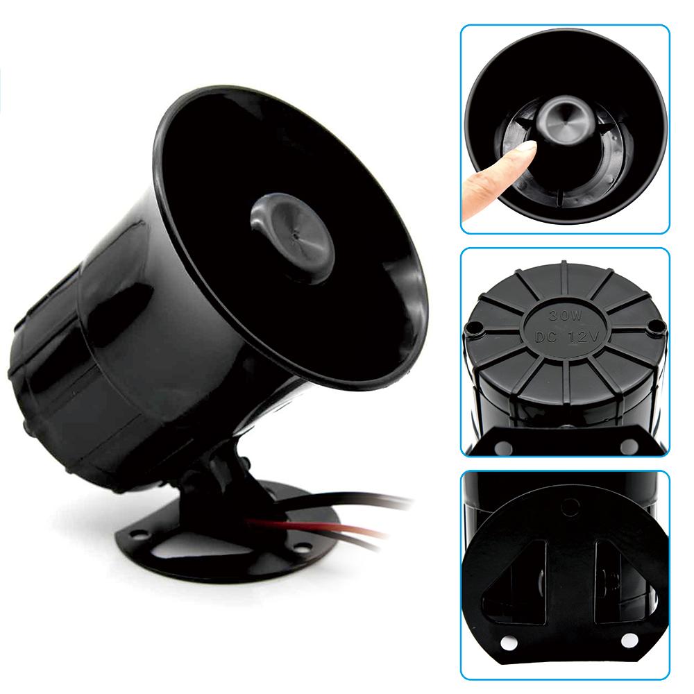 Universal Motorcycle Horn 12V 20W 3 Tone Sound Super Loud Horns for Trucks Vehicle 115db Waterproof Electric Alarm Kit Horn 1pcs
