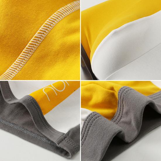 Herre Truser U Konveks Fargeblokk Stretch Elastisk Midje Medium Høyde Sexy Undertøy