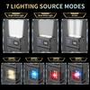 EDC Mini LED Flashlights  Rechargeable Magnetic Torch Clip-On EDC Handheld Work Light for Hiking Camping Dog Walking Emergencies