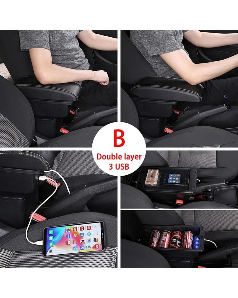 Car Armrest Aqua for Toyota 2011 2012 2013 2014 2015 2016 2017 2018 2019
