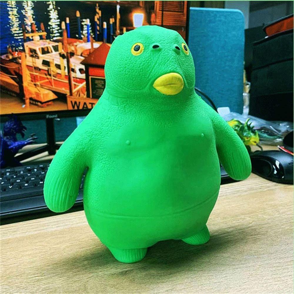 Spongy Silly Fish Animals Toys Squeeze Toy Fidget Green Fish Squeeze Green Fish Green Head Fish