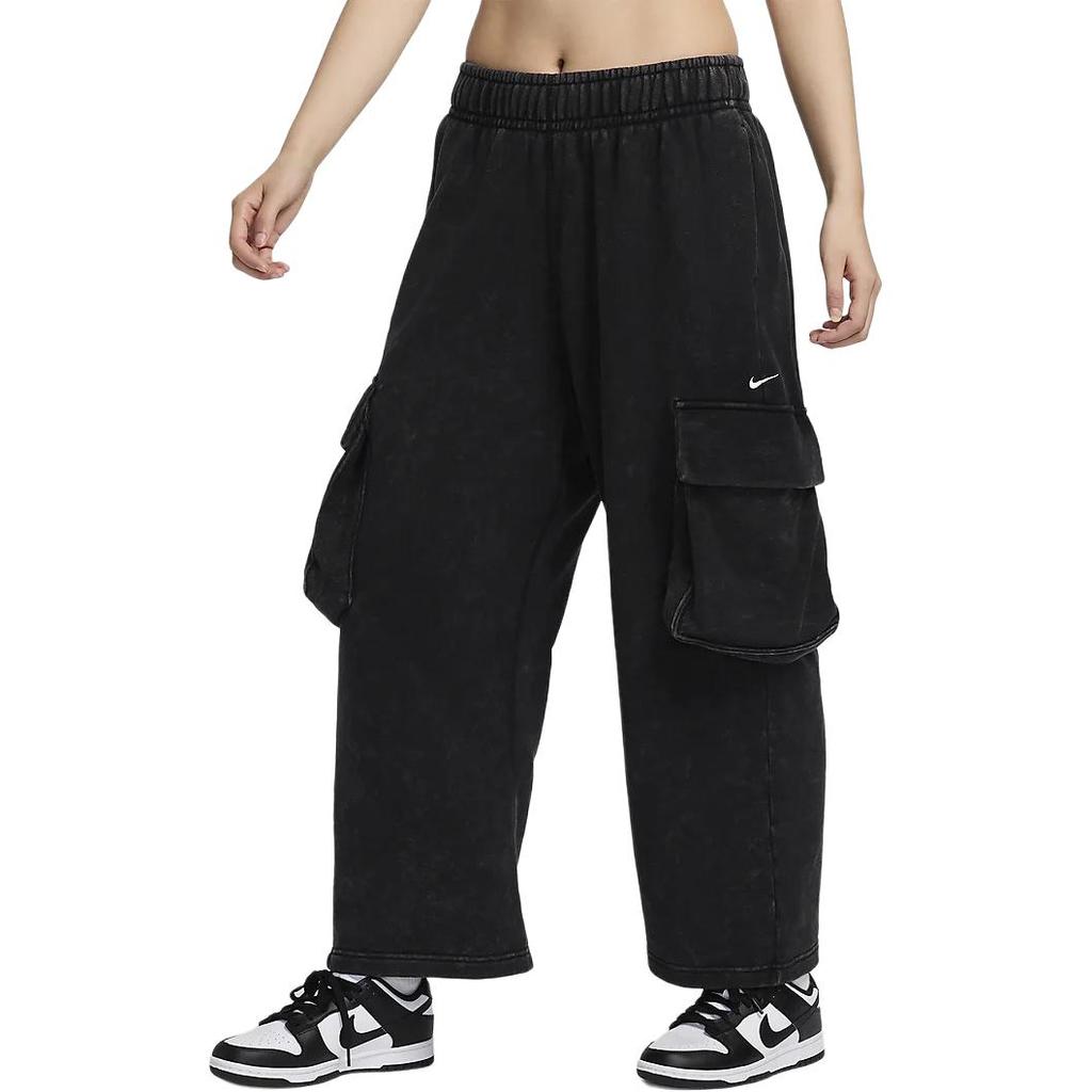 New Nike Sportswear Knitted Sports Pants Women's Black HQ4751-010