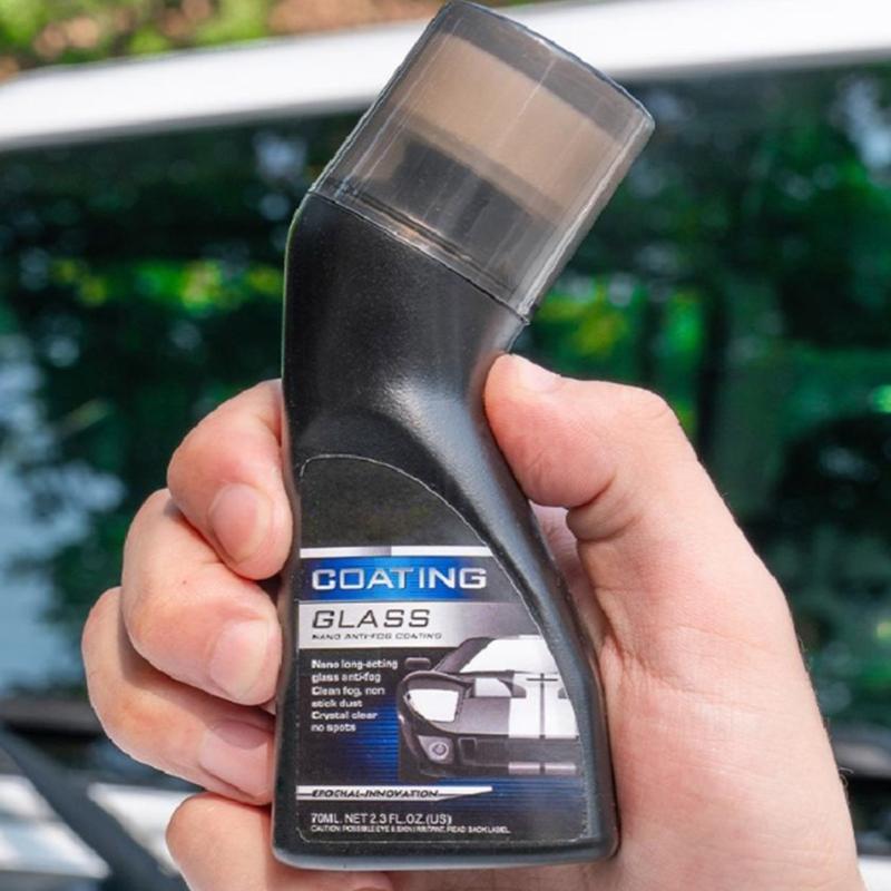 Anti Fog Coating Car Windshield Treatments 70ml for Automotive Glass & Helmets Visors Ensures Clear View In Wet Weather