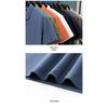 Hengyuanxiang Men's Pure Color Cotton Polo Shirt