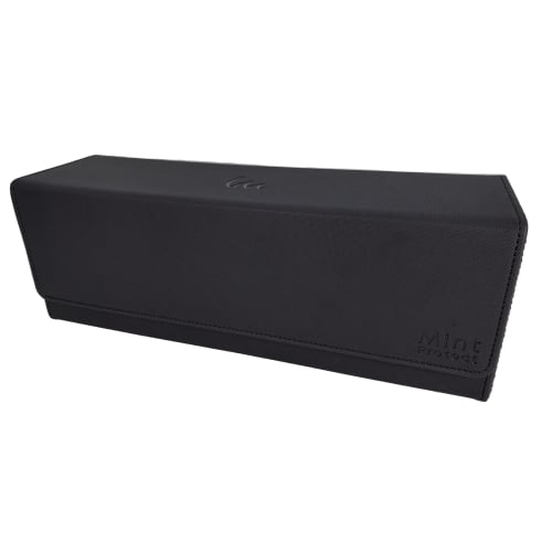Mint Protect Storage Box for 400 Trading Cards, Fully Protective Sleeves, Hard Case, Deck Case, Storage (Black)