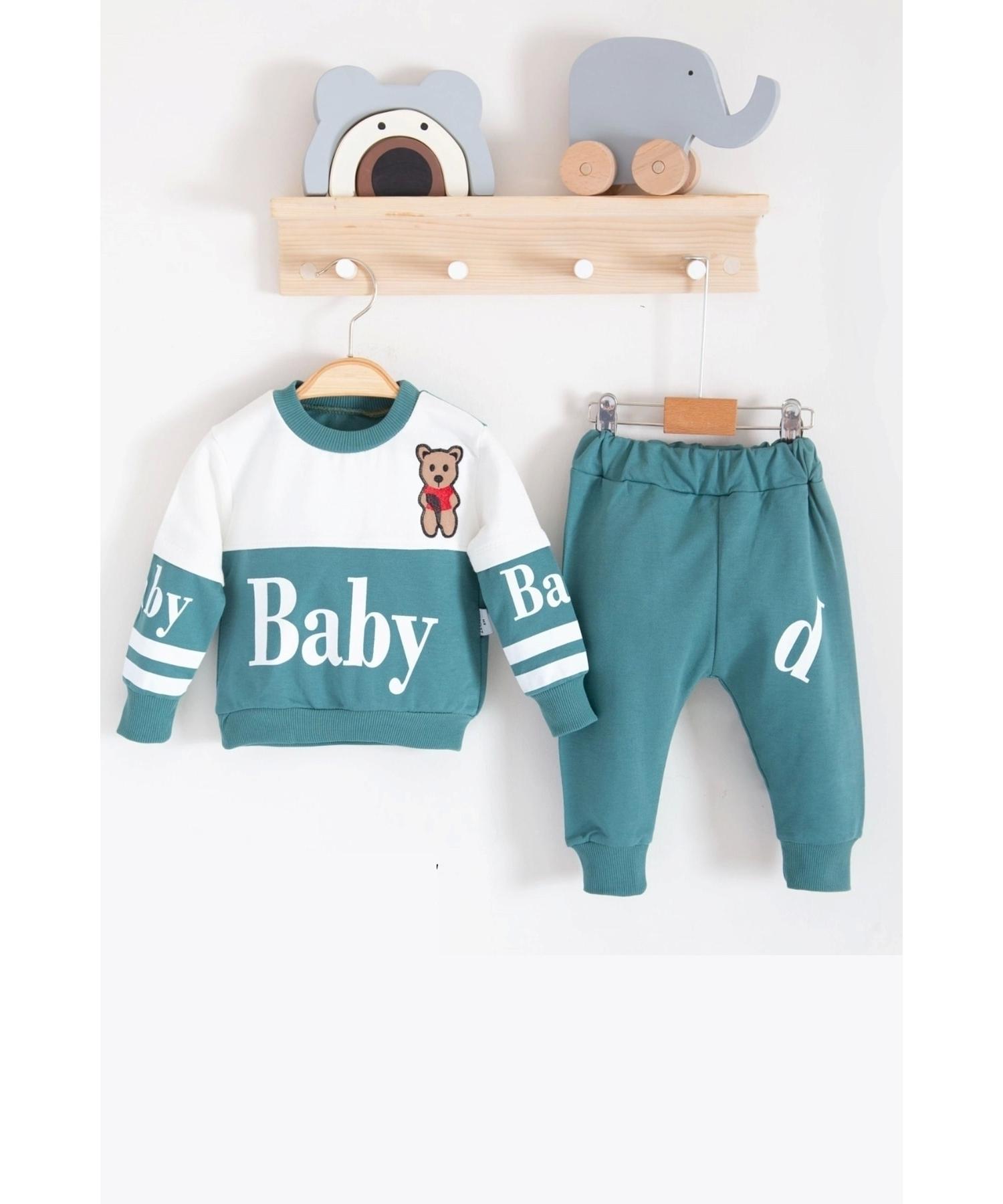 

Комплект из 2 предметов из 100% хлопка с рисунком для малышей для мальчиков