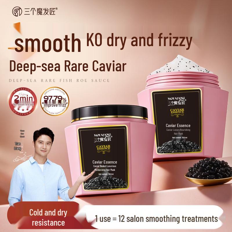 Three Magicians Caviar Repair Hair Mask & Conditioner 500ml