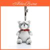 Schnauzer Plush Toy Keychain With Soft Short Pile For Backpack Decor And Gift