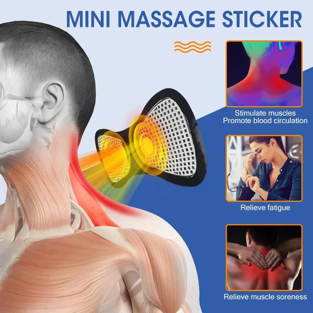Neck Rechargeable Massager Electric Neck Massage Cervical Vertebra Massage Patch for Muscle Pain Relief,Support Dropshipping