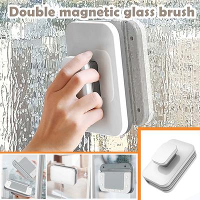 Glasoberflächenwischer, doppelseitiges magnetisches Reinigungswerkzeug, Schwamm, Fensterreiniger