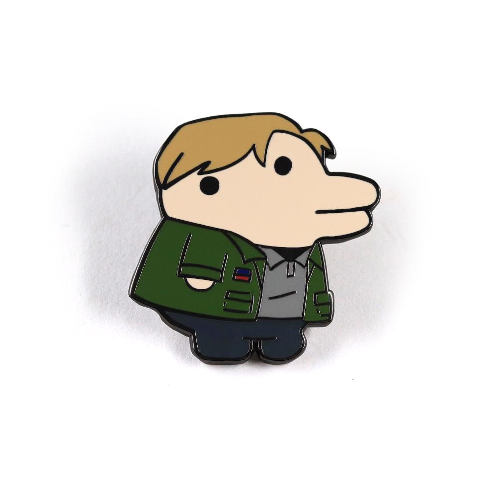 

Silent Hill 2 Cloisonné Pin: Mystery Thriller Horror Character Badge Decoration