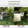 Waterproof Solar Garden Lights with Hollowed Leaves Design - Super Bright Outdoor Landscape Decoration