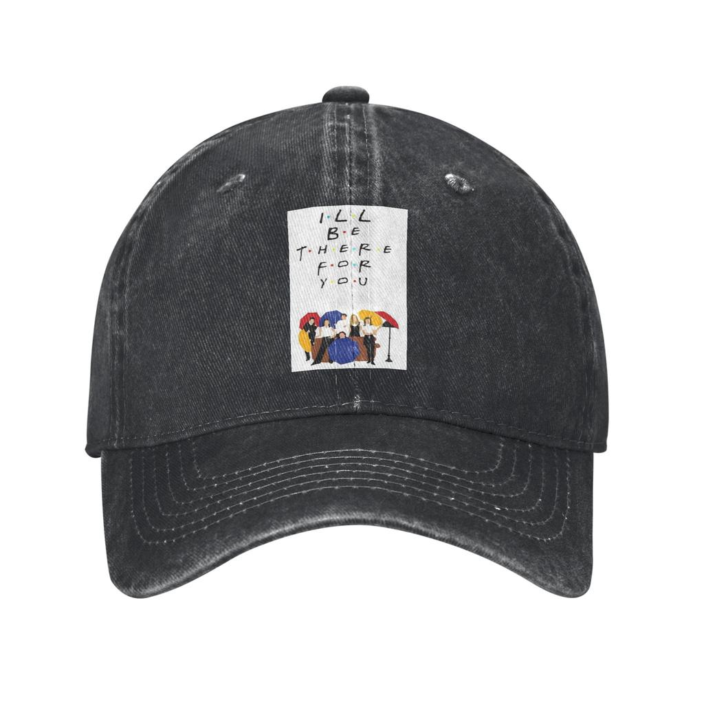 Friend TV Show Washed Denim Cap Casual Baseball Caps Adjustable Hat Summer Unisex Baseball Hats