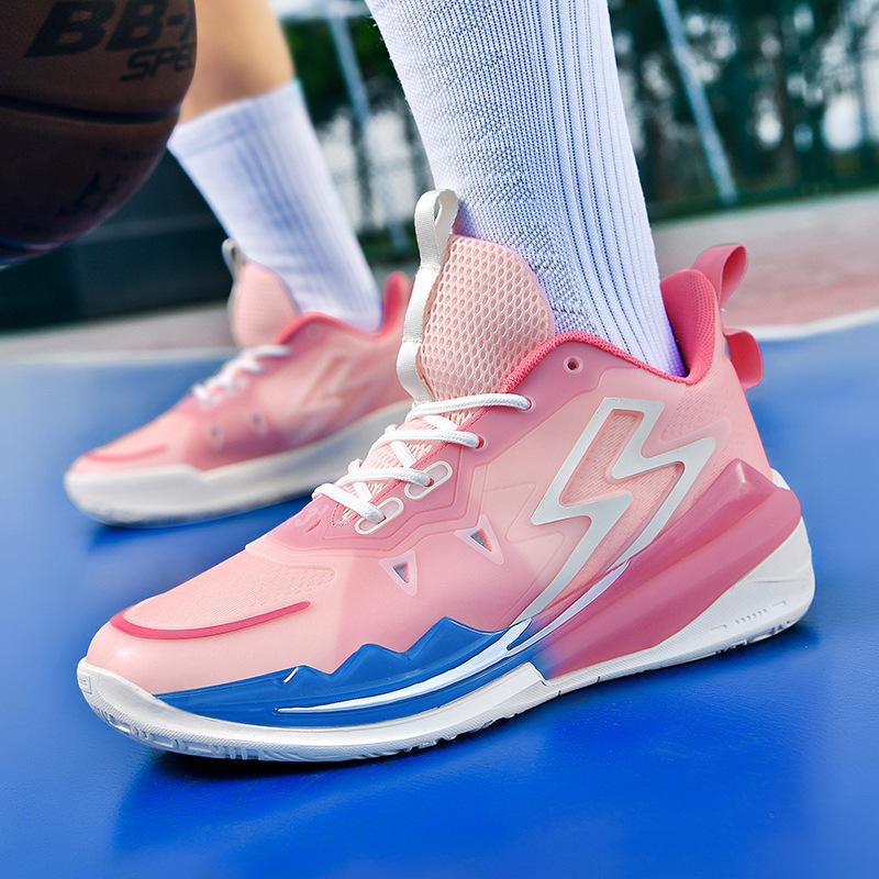 Basketball shoes 2025 spring new low-top breathable sports shoes non-slip wear-resistant training shoes youth actual combat sneakers