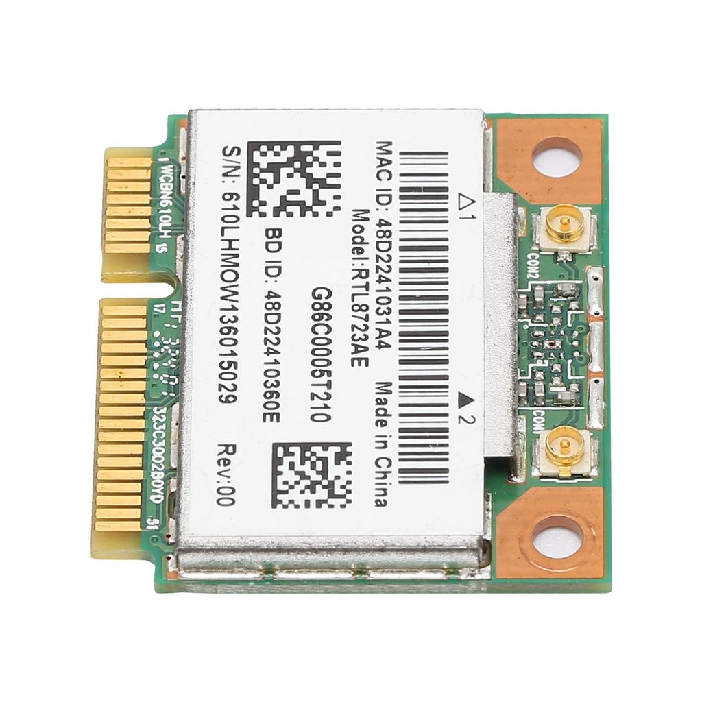 Tarjeta de Red Inalámbrica RTL8723AE 300M Bluetooth4.0 Half Mini PCI-E Adaptador Wlan Wifi
