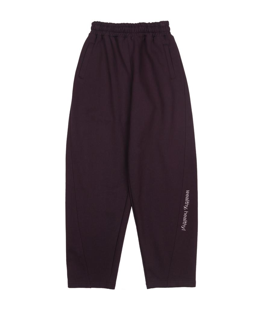 APEGO SPORTS Semi Balloon Sweat Pants Dark Burgundy