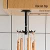 Multifunctional 360° Rotating Storage Hooks