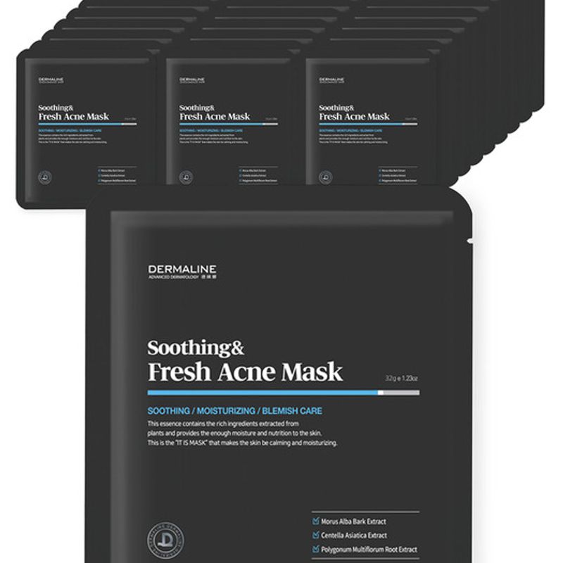 Soothing & Refreshing Acne Mask Pack Set (30 Sheets)