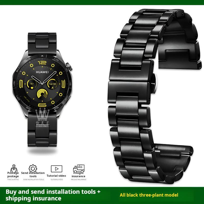 Bracelet Rapide Céramique Métal pour Huawei Watch GT5 Pro 46mm GT 5 4 3 2 Samsung Galaxy 6 5 Pro 3 20mm 22mm Bracelet de Montre en Acier Inoxydable