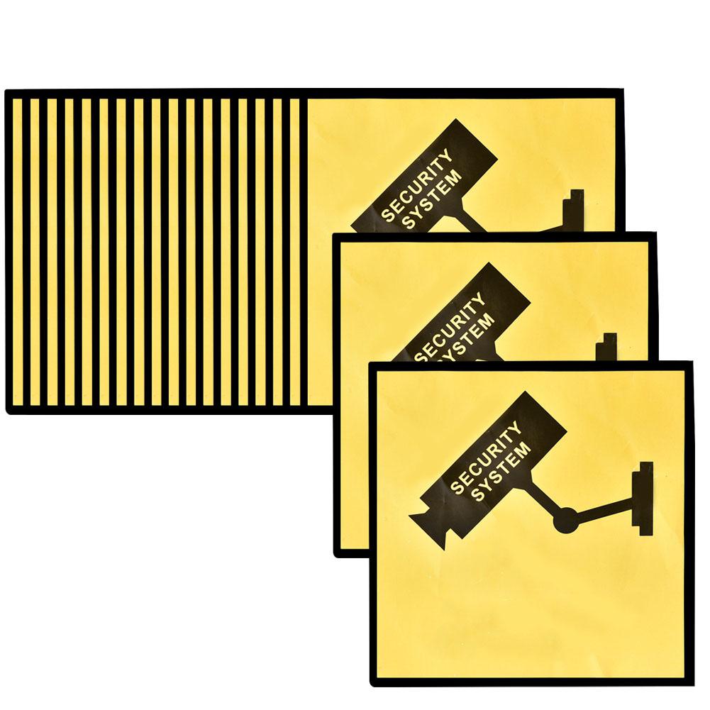 

20Pcs CCTV Surveillance Camera Security System Warning Sticker Sign Decal