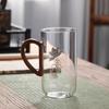 Changbaosen Hitzebeständiger Glasbecher mit Henkel