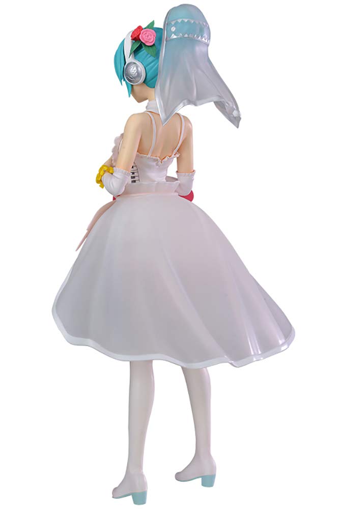 SEGA Hatsune Miku Project DIVA Arcade Future Tone Super Premium Figure Miku White "Hatsune - Dress"