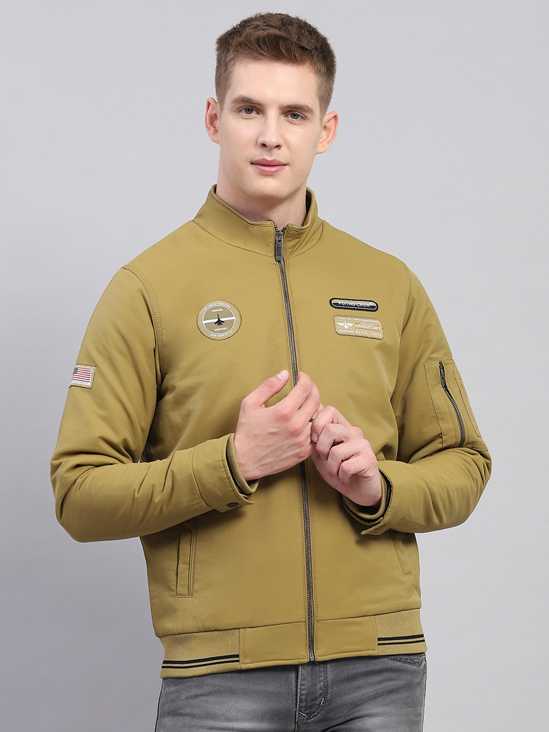 Monte Carlo Men Regular Fit Mustard Jacket 3XL горчичный