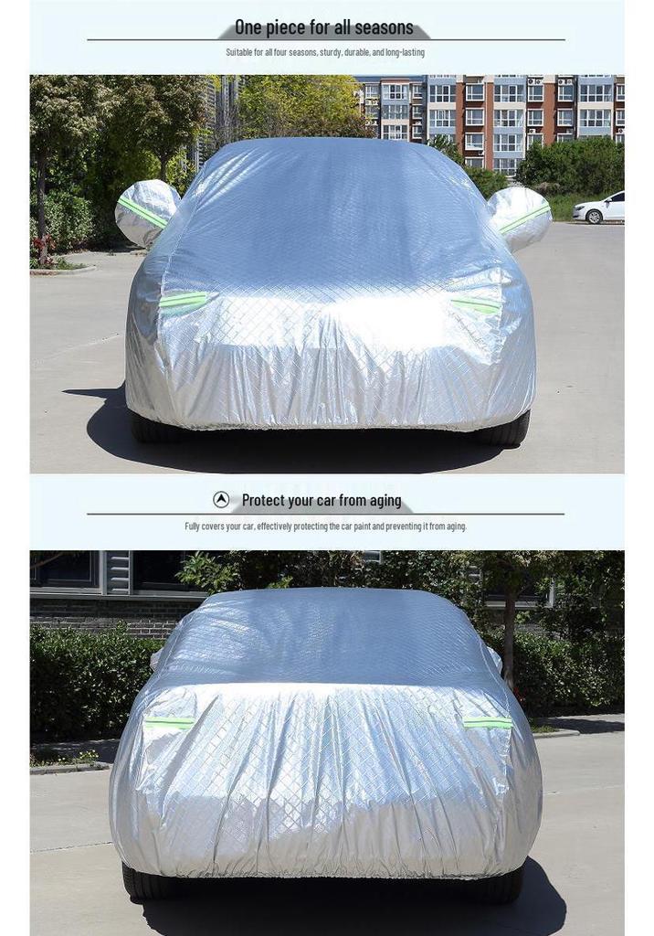 Universal Car Cover for Volkswagen: Fits Lavida, Bora, Sagitar, Magotan, Passat, Tiguan L, Tayron - Made with Oxford Anti-Dust Material