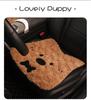Cartoon Winter Plush Heated Seat Cushion with USB for Car or Office