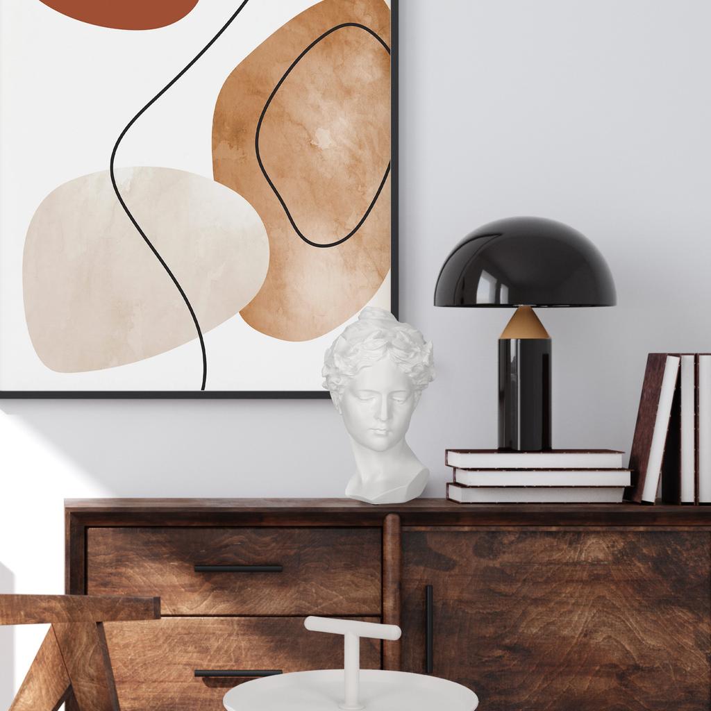 ORNAMENTO CLASSICO Testa di Venere bianca 26 x 22,5 cm