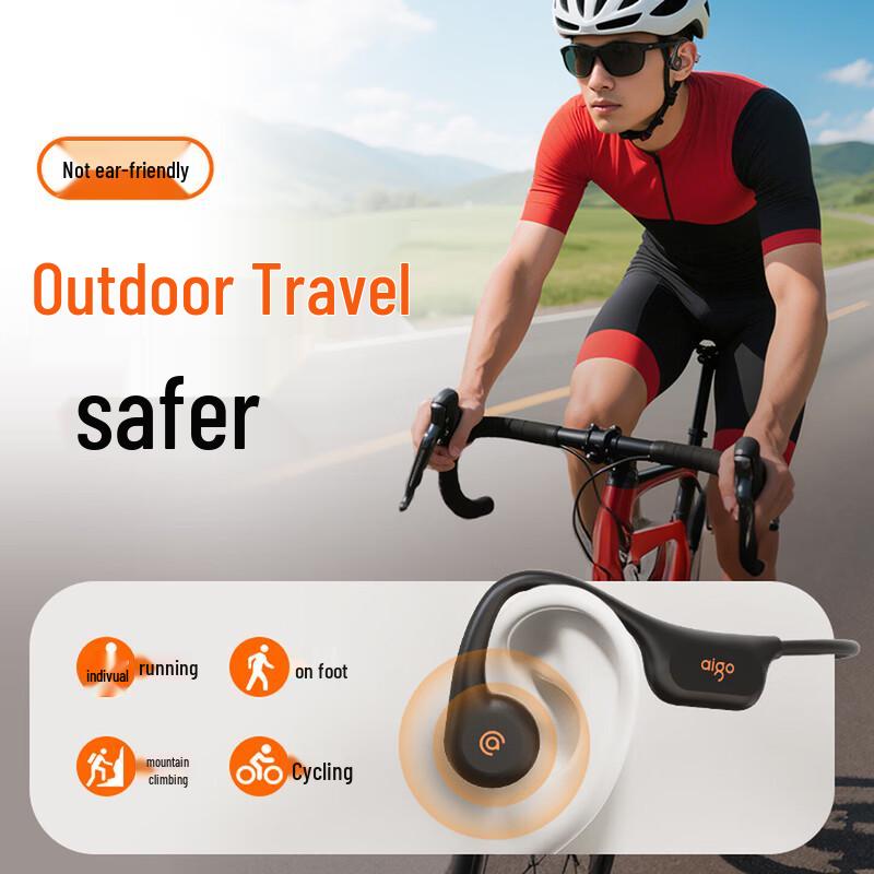 aigo GS01 True Bone Conduction Bluetooth Sport Headset
