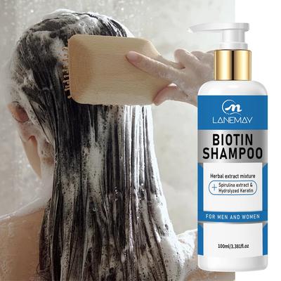 BIOTIN SHAMPOO - Cleanses the Hair and Scalp, Strengthens Hair, Improves Hair Elasticity - Great for All Hair Types