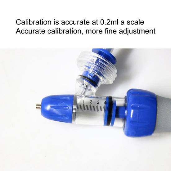 Yousheng 1 Set 1ml/2ml/5ml Pet Syringe Clear Scale Continuous Injection Adjustable Veterinary Automatic Injector Syringe for Poultry