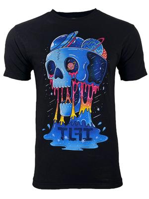 TLFI Unisex T-Shirt Screaming Skull Regular Fit Crew Neck