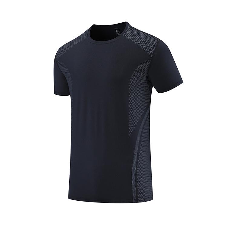 Men's Quick-Dry Breathable Fitness T-Shirt - Short Sleeve, Summer Casual Running Top