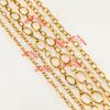 1 Meter Stainless Steel Large Heavy Chunky Hip Hop Punk Link Gold Color Chains DIY Jewelry Materials Handmade Necklace Bracelet