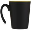 Glass "Oli" 360 Ml Ceramic Mug with Handle Yellow