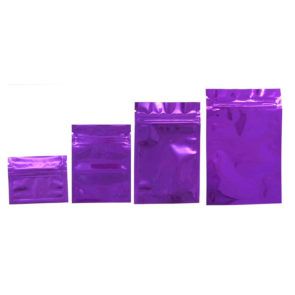 100 Pcs Colorful Top Feed Foil Zip Lock Bags Food Pouch,Mylar Aluminum Foil Bags,Tea Pouches,Food Storge Bag