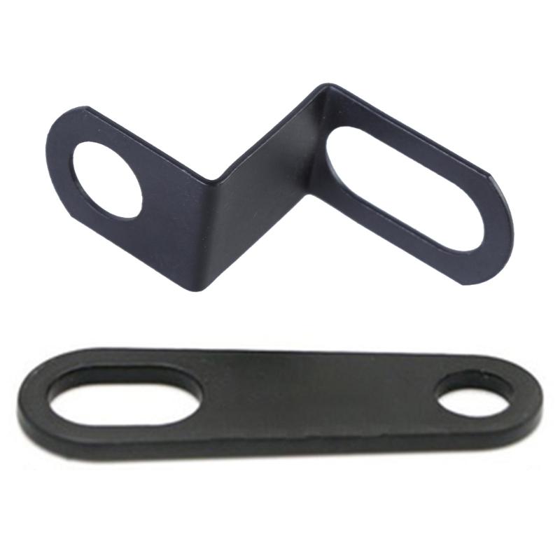 2Pcs Motorcycle Indicator Rear Turn Signal Relocation Bracket Light Lamp Holder Metal Fork Ear Clamps